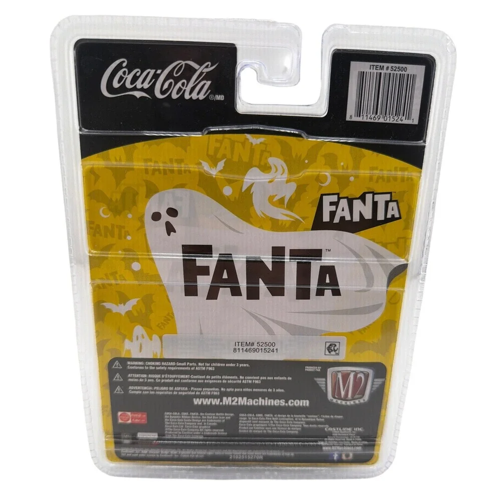 M2 Machines 1964 Dodge A100 Panel Van Fanta Halloween Yellow New Limited Edition